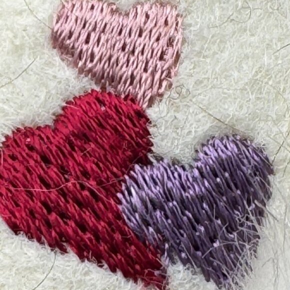 Boyds Bears Oliver Vtg Plush Teddy 7" Bear 3 Hearts Hugs Be Mine Embroidery - Picture 11 of 11